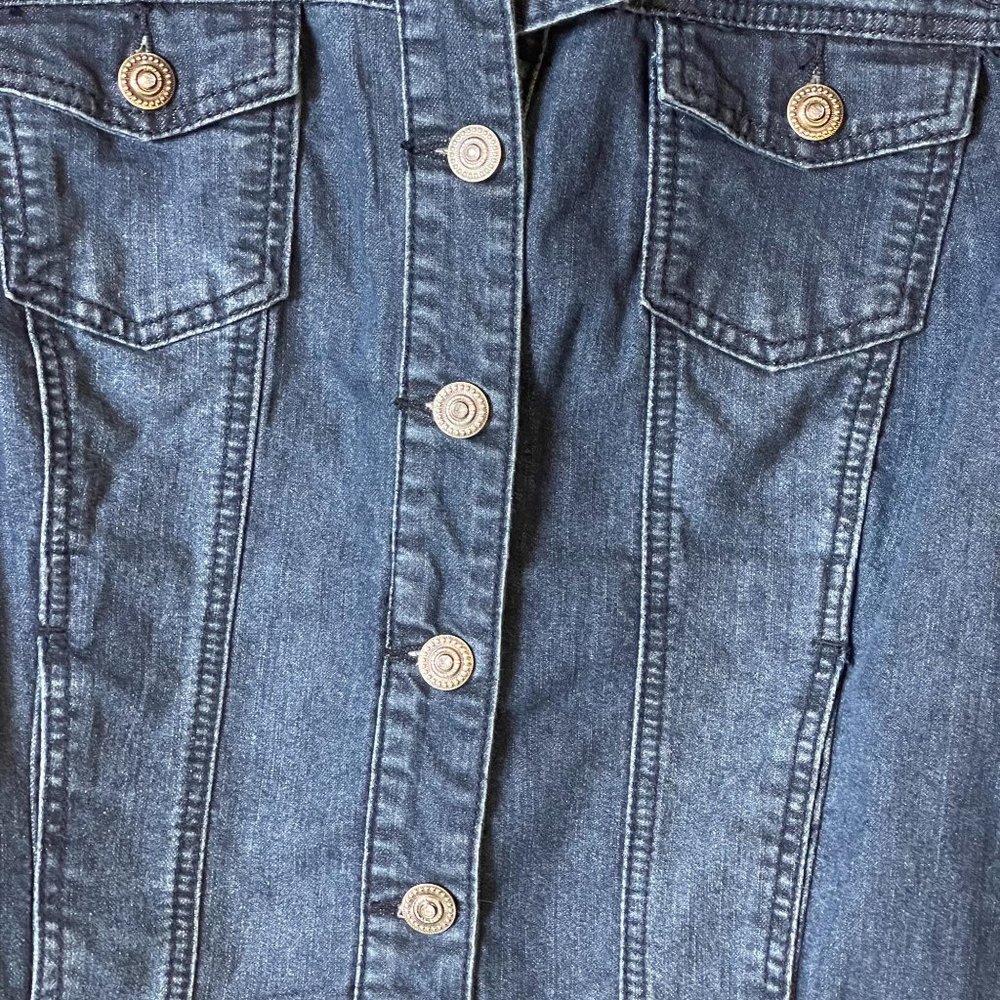 NWOT Baccini denim Jacket Petite XL - Picture 5 of 12